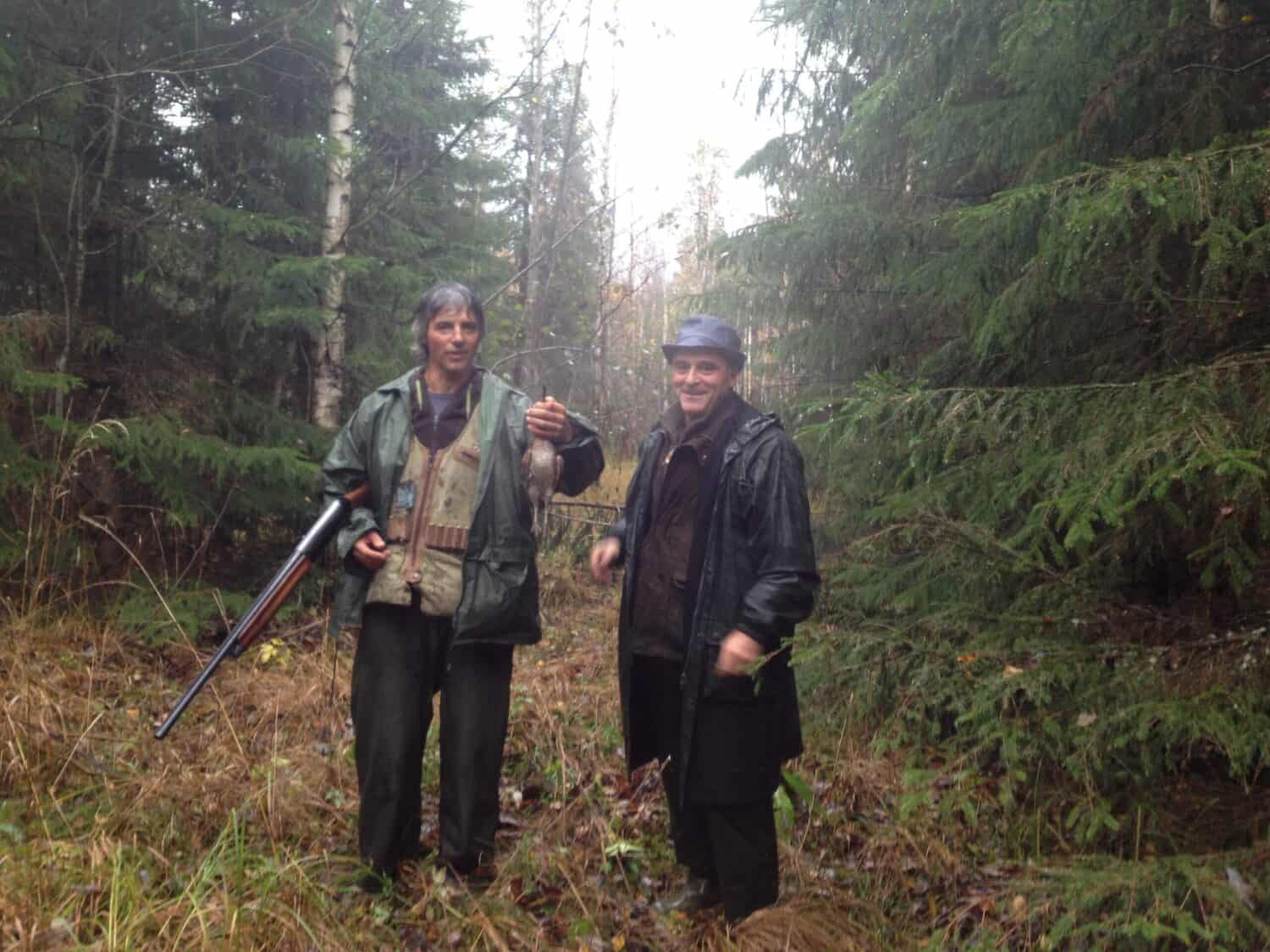 Paysage de chasse à la bécasse