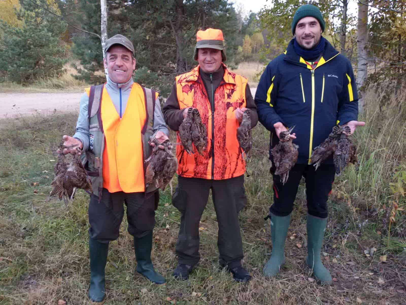 Setter avec bécasse