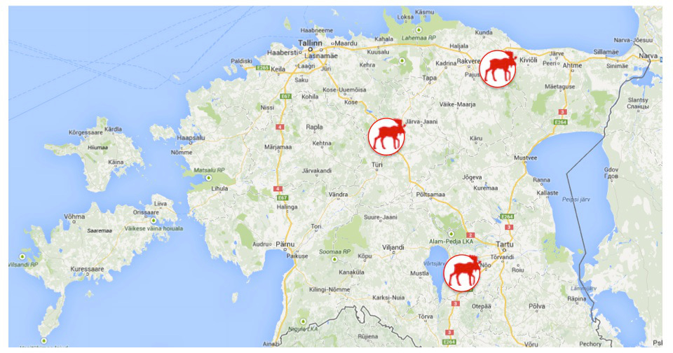 Zones de chasse à l’Elan avec Appeau